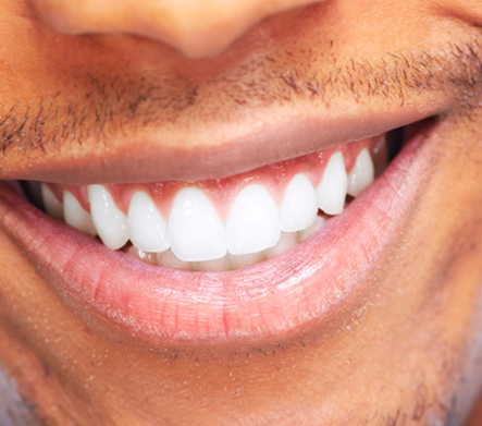 Closeup of a man smiling